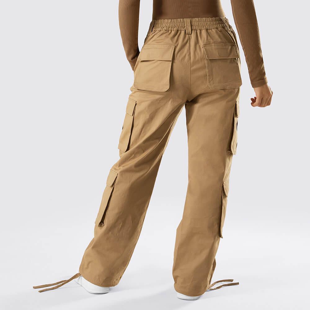 Bodysuit Match Flap Pocket Side Cargo Pants 2Pcs Set - MOOSLOVER