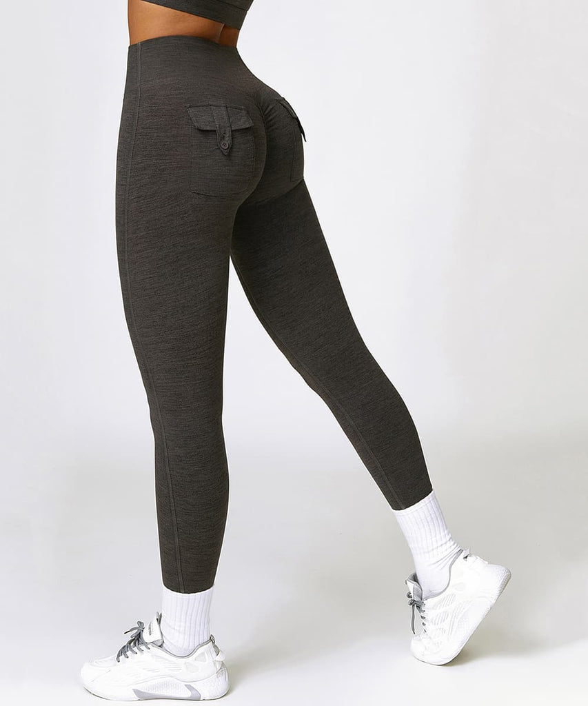 Buy MOOSLOVER Women Ribbed Scrunch Butt Lifting Leggings Seamless High  Waist Yoga Pants, #1 Black, Medium at