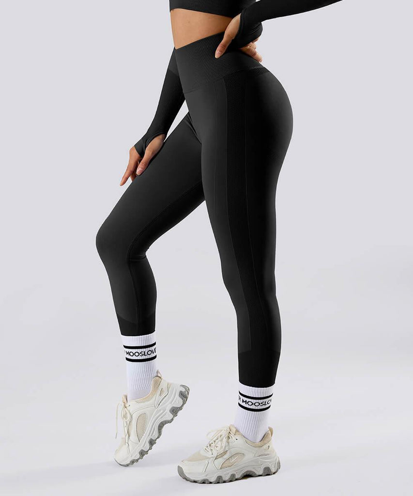 Long Sleeves Seamless Sport Suits - MOOSLOVER