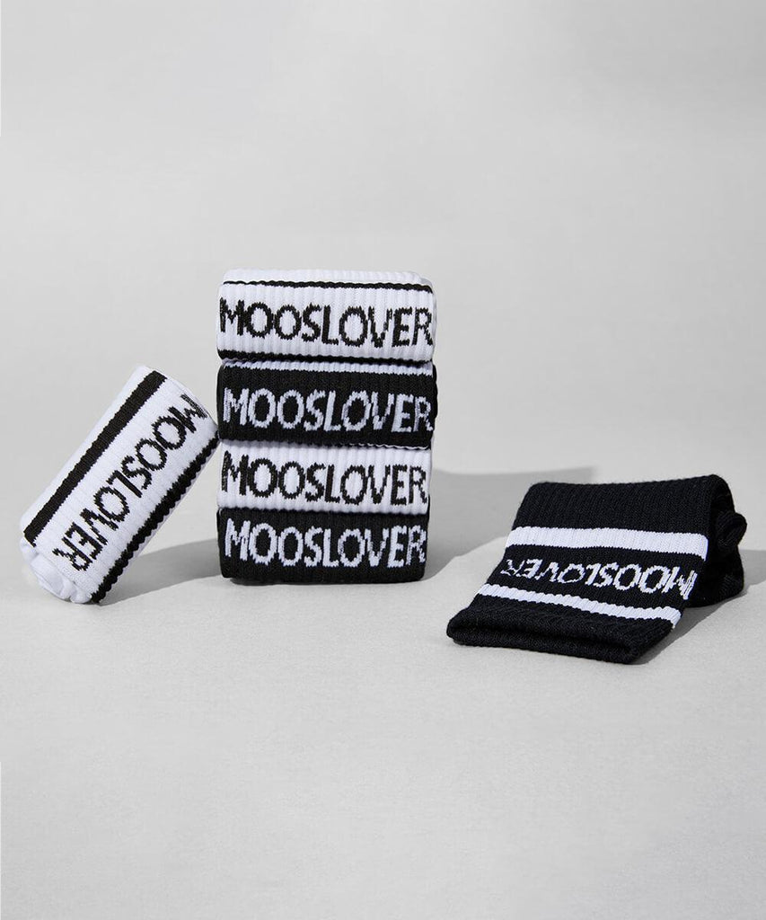 MOOSLOVER Logo Jacquard Socks - MOOSLOVER