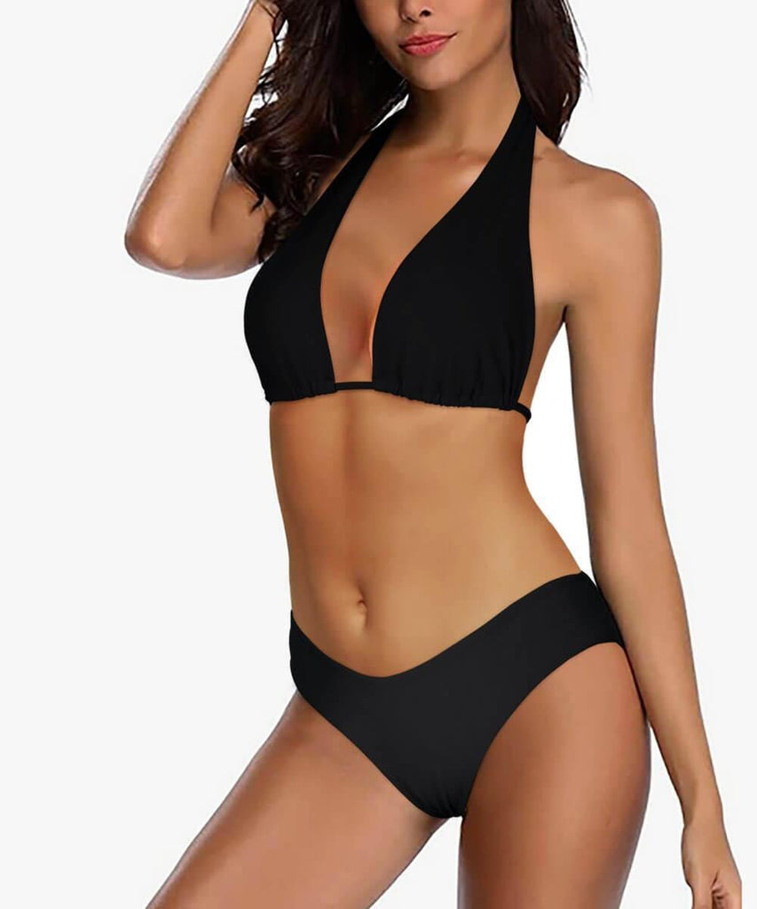 MOOSLOVER Triangle Bra Top Strap Bikini For Multiple Wearing B5092 - MOOSLOVER