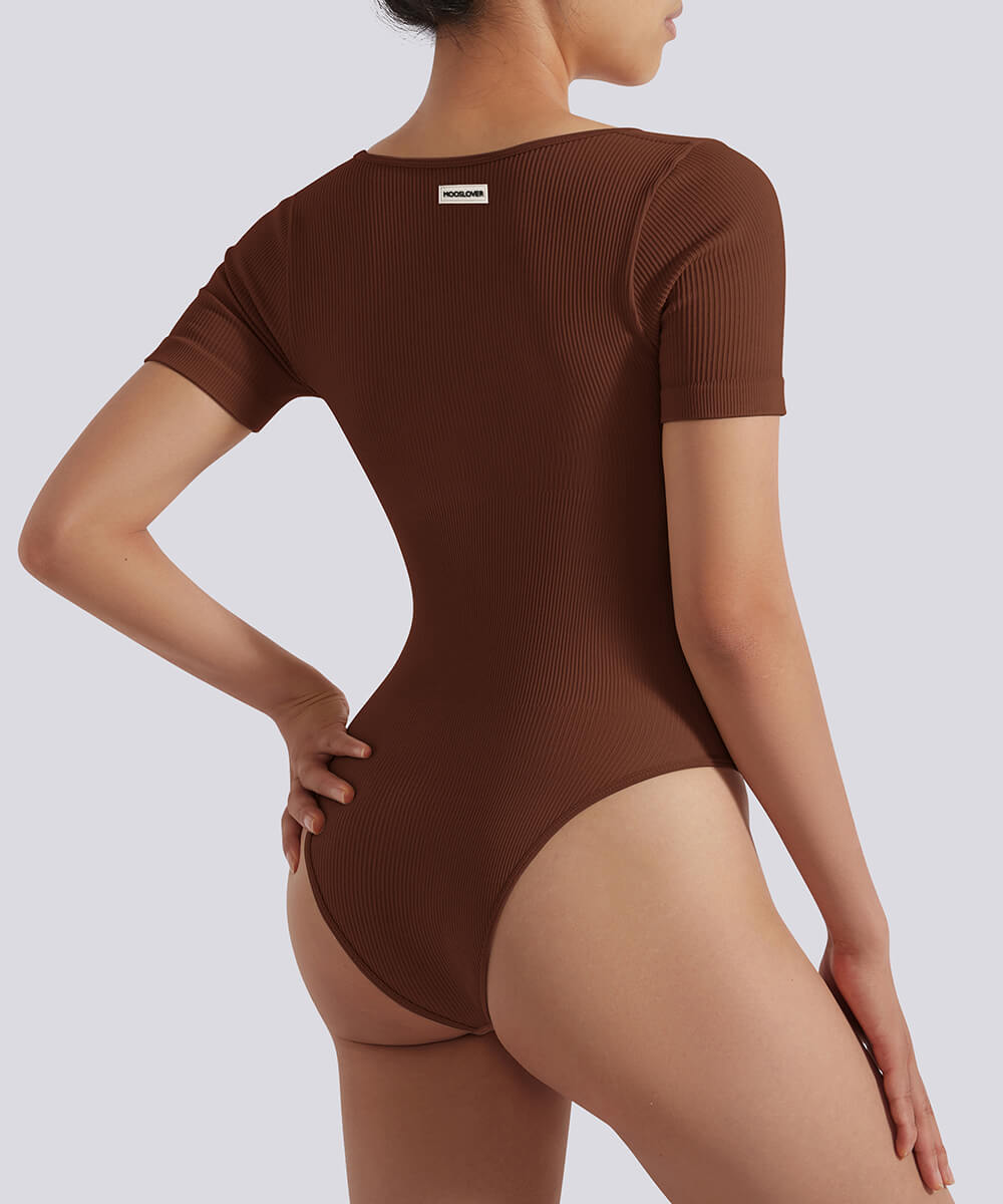 Daily Solid Seamless Bodysuit
